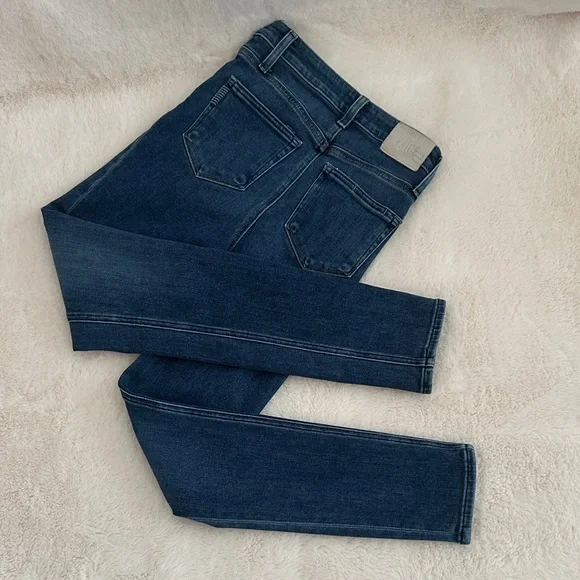 PAIGE Gemma Women's Dark Blue Skinny Jeans - Picture 3 of 3